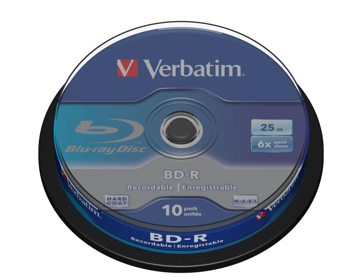 Verbatim Blu-ray-plater 10-pk.