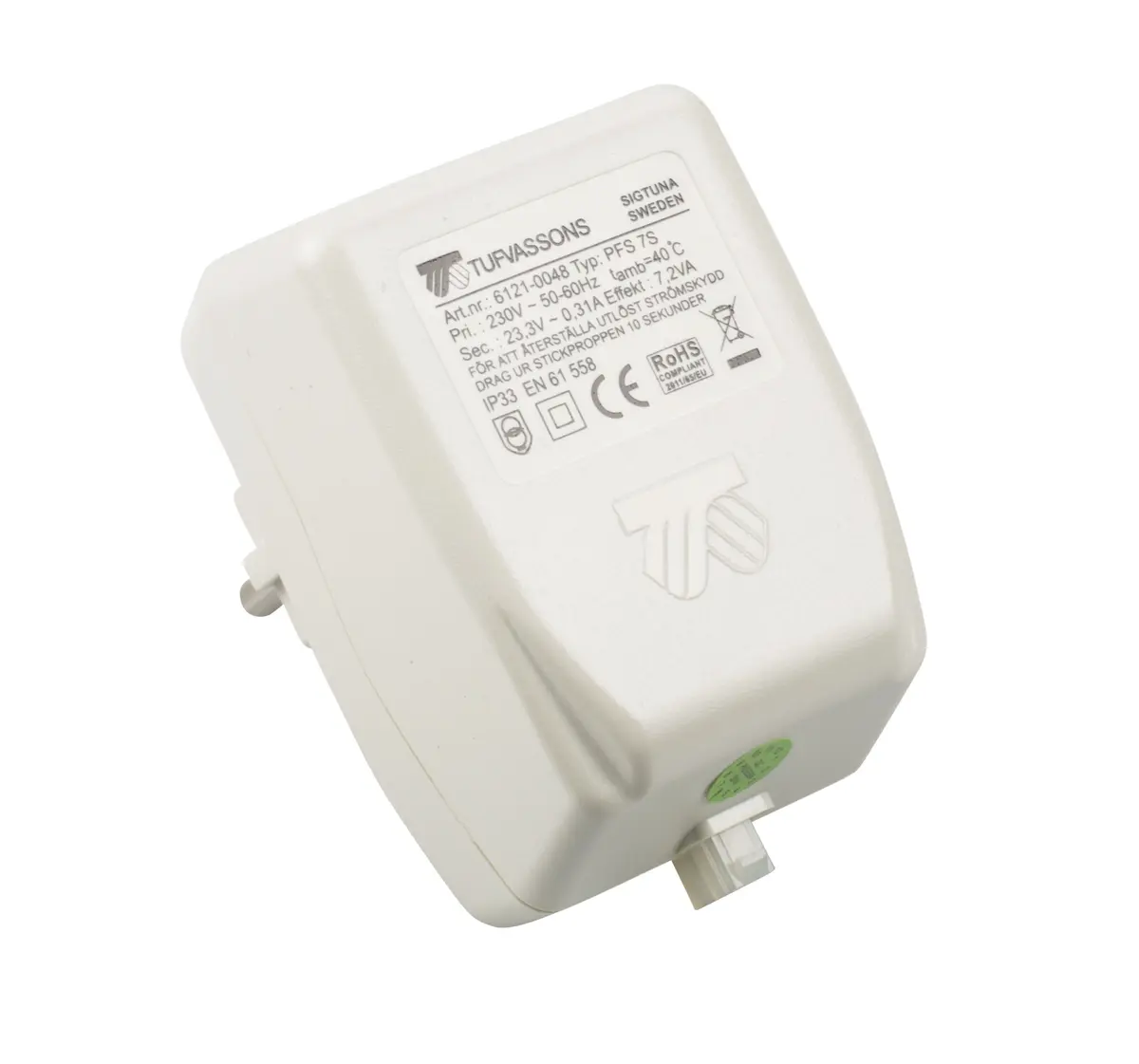 Tufvassons Strømadapter (AC) 17 V 7,2 W