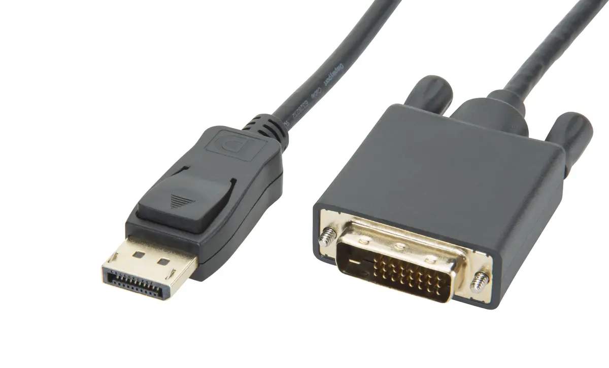 Luxorparts Displayport til DVI-kabel 1,8 m