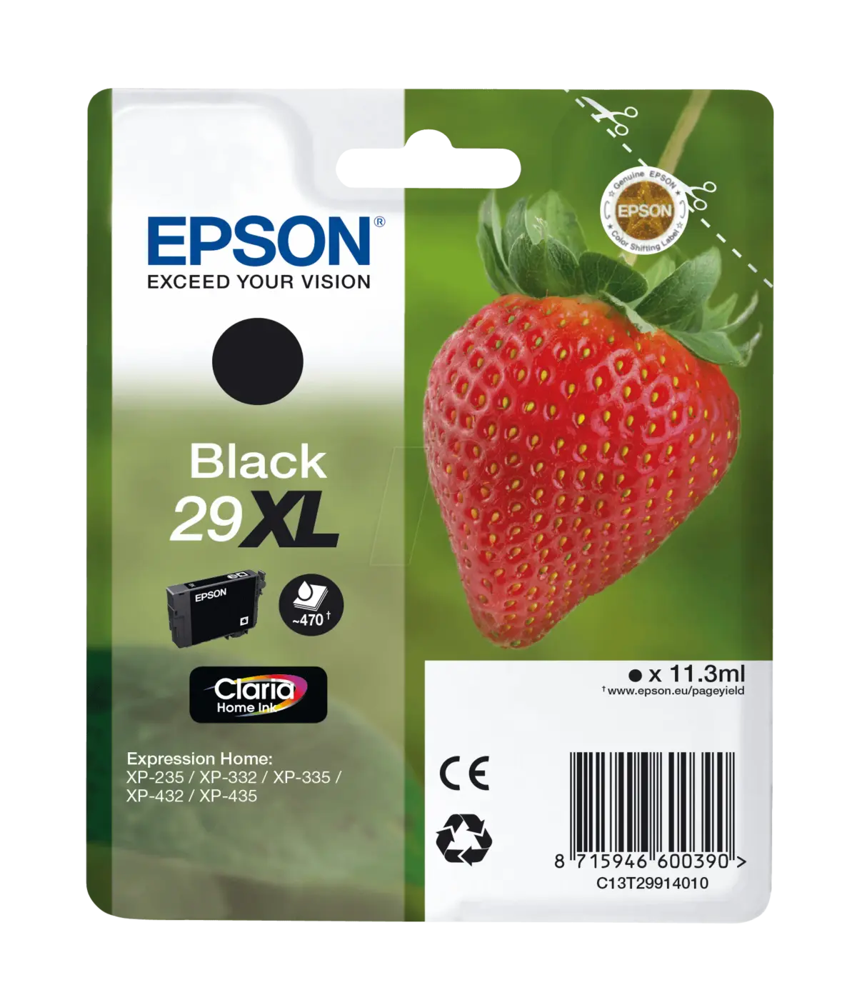 Epson T2991 XL blekkpatron, svart
