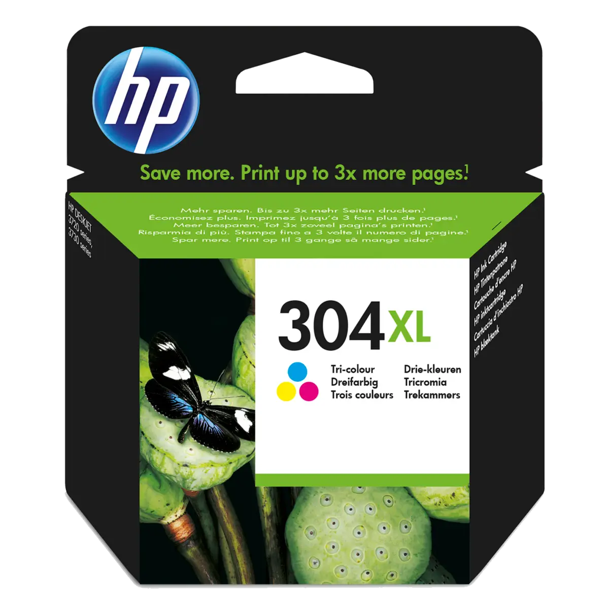 HP 304 XL Blekkpatron, flere farger