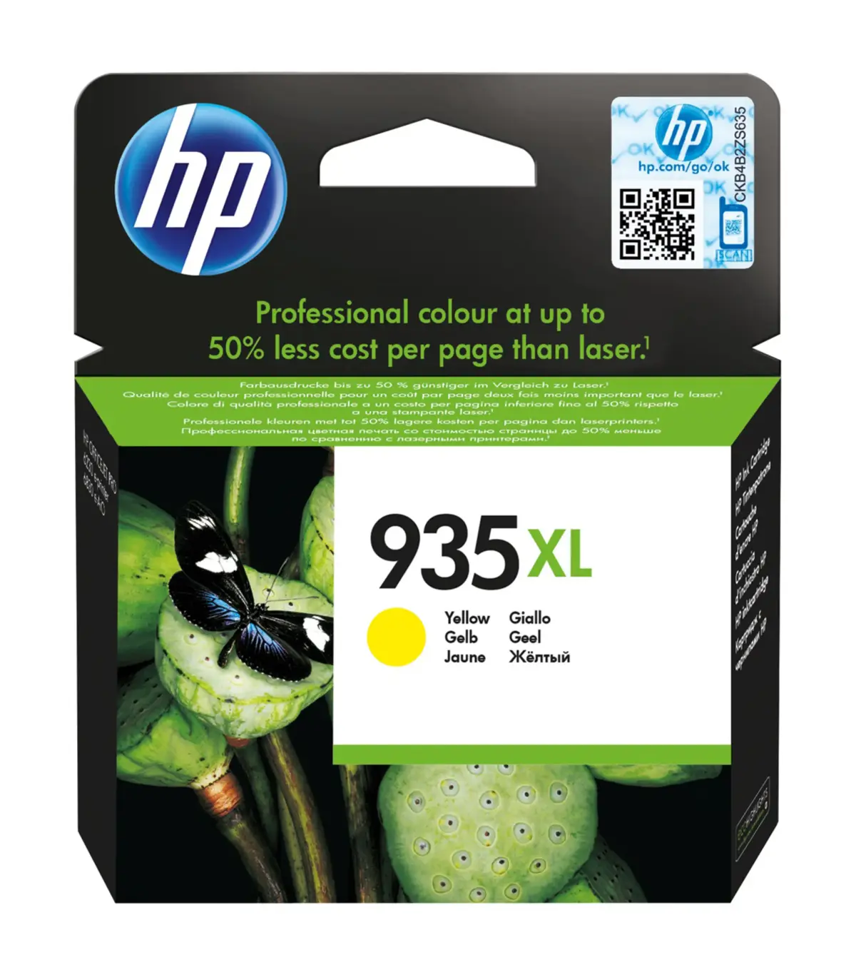 HP 935XL Blekkpatron, gul