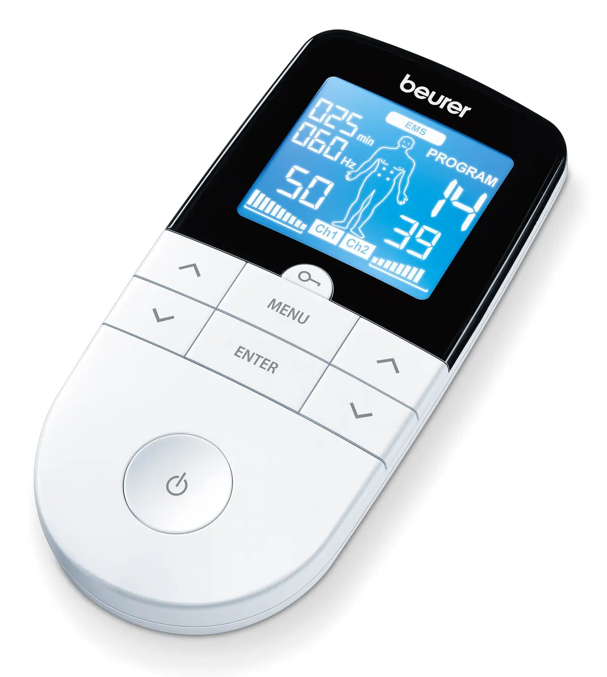 Beurer EM49 TENS-muskelstimulator med 4 elektrodeplater