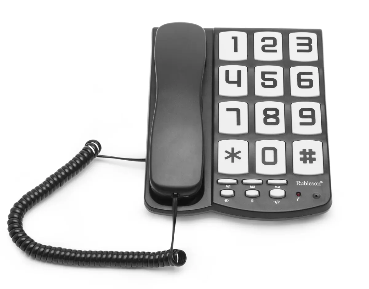Rubicson Lettbetjent hjemmetelefon