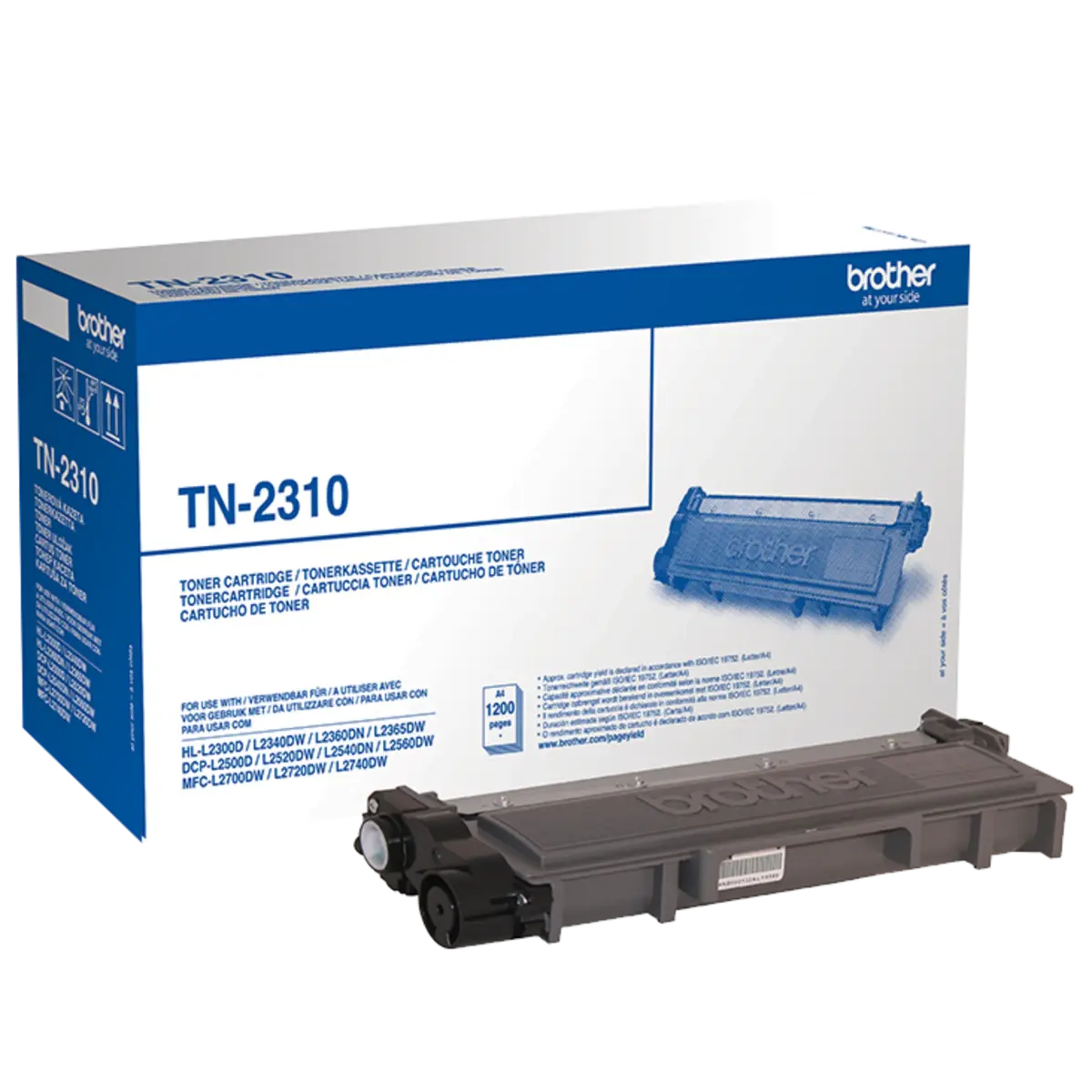 Brother Toner TN-2310 - Svart