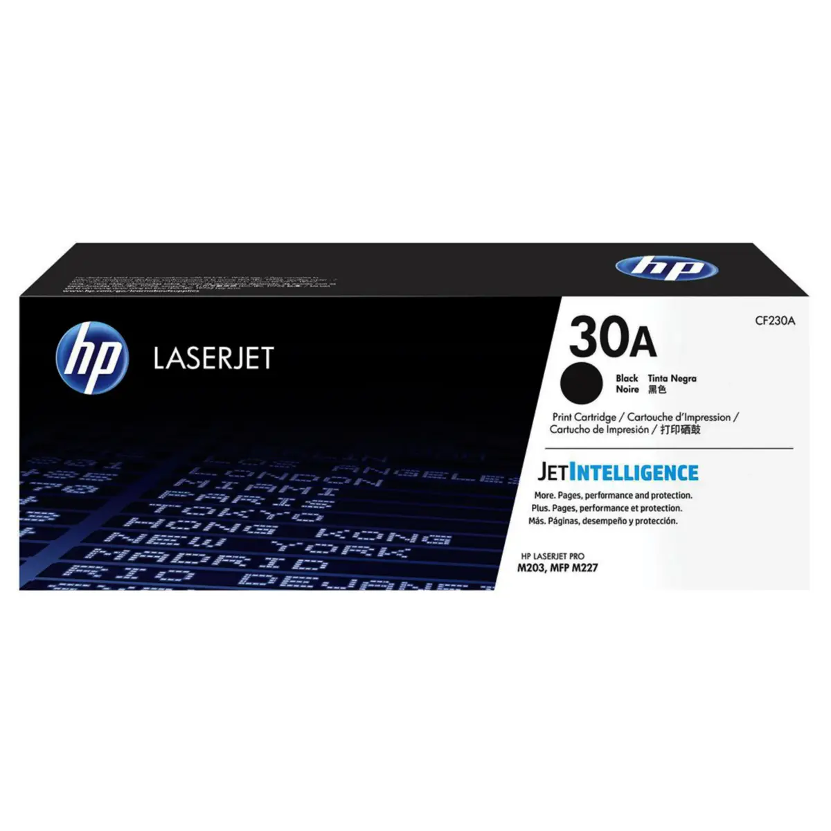 HP Toner 30A - Svart