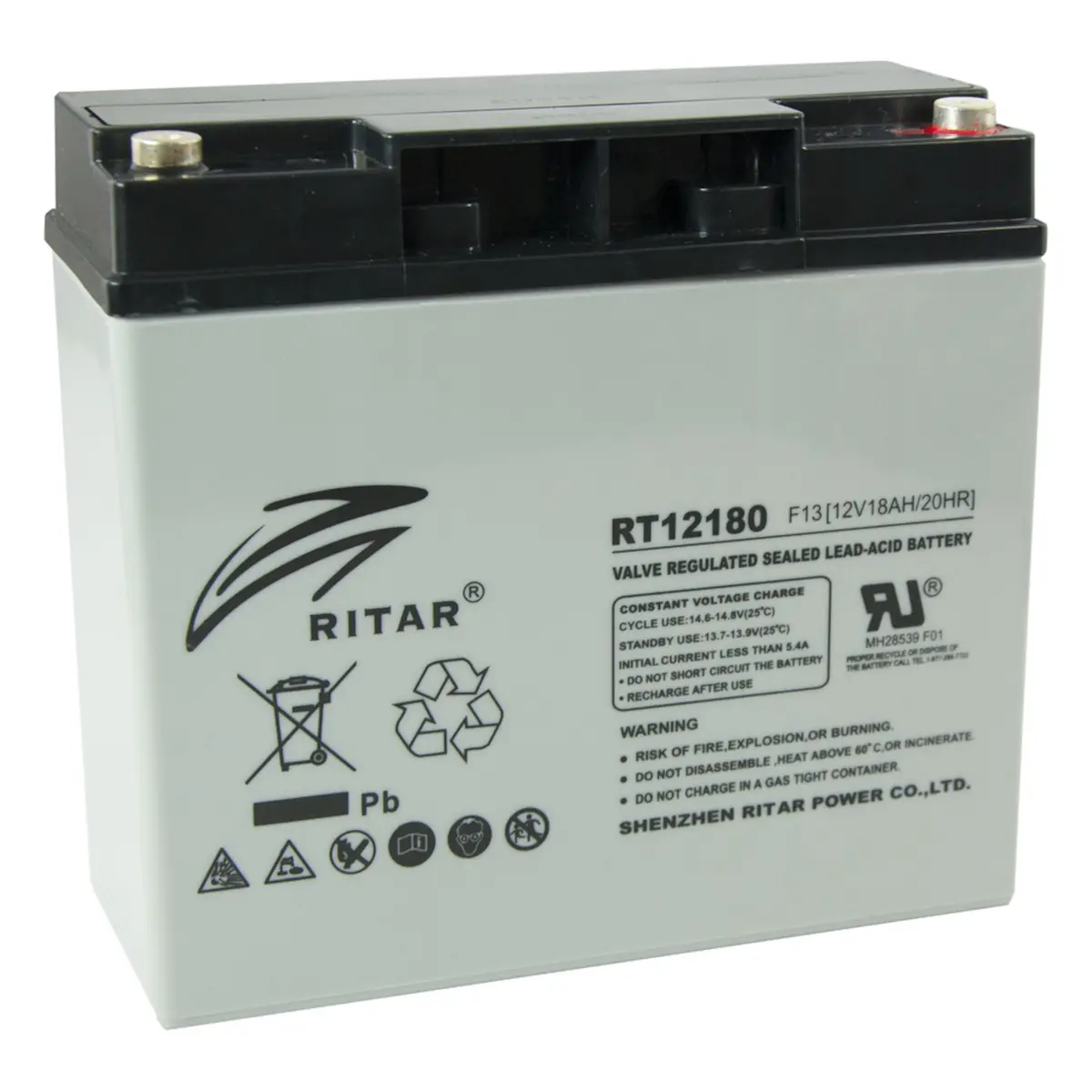 Ritar Blyakkumulator 12 V 18 Ah