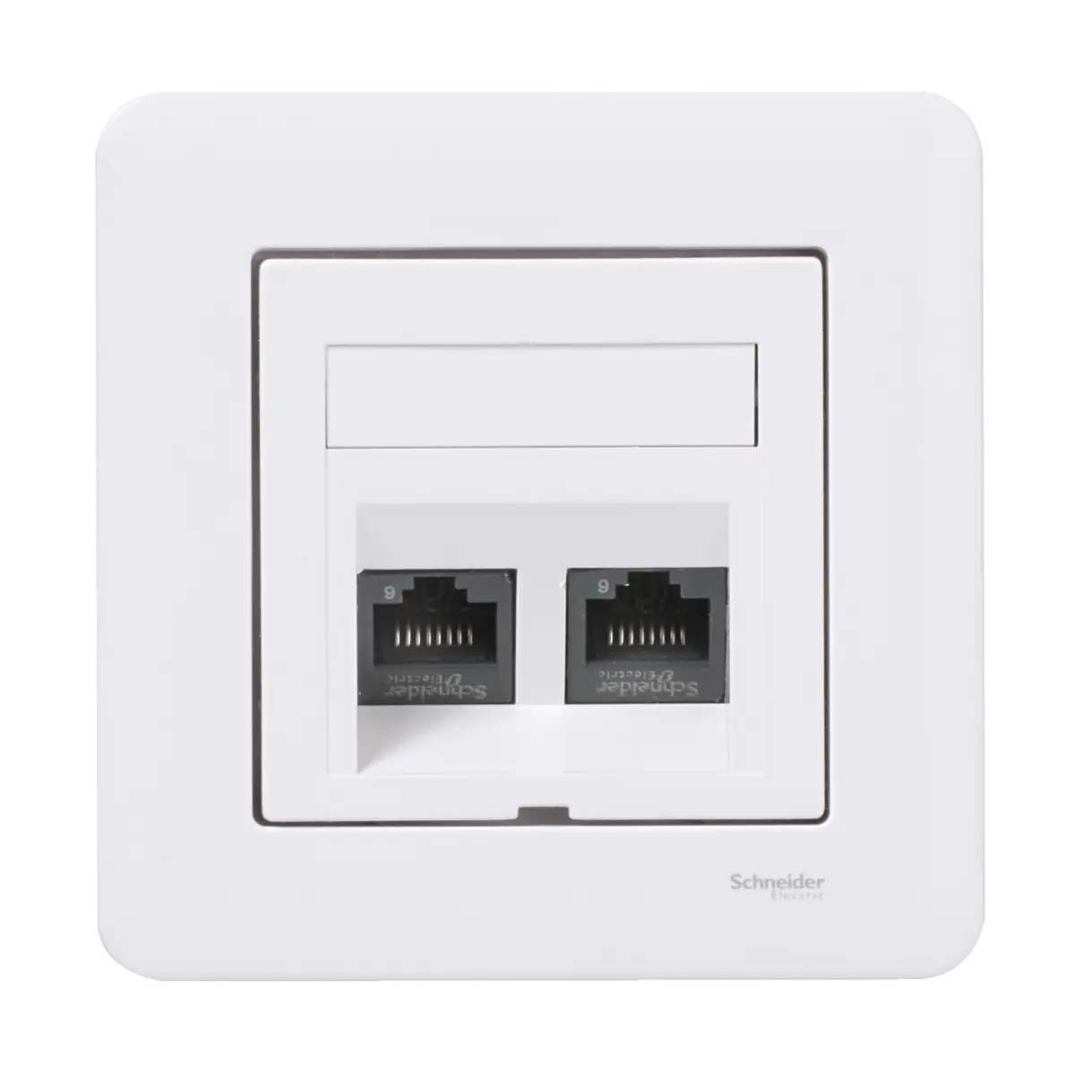 Schneider Electric Exxact Innfelt UTP-nettverksuttak Cat.6 2-porters