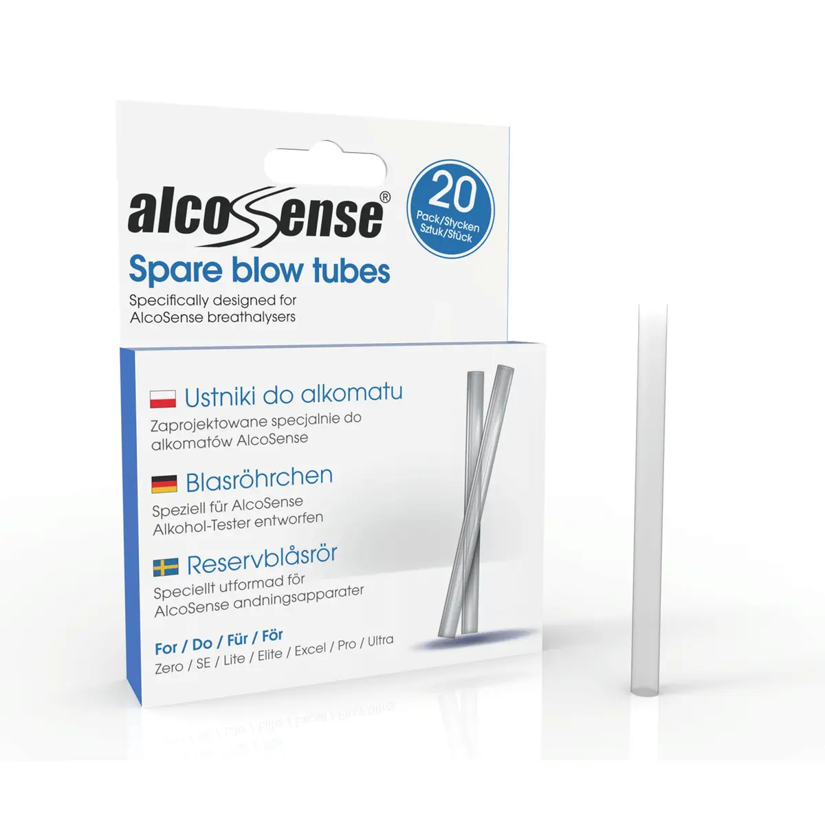 Alcosense Munnstykker 20-pk.