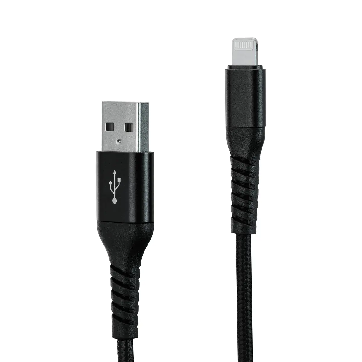 Linocell Premium Kevlar Lightning-kabel 1 m Svart