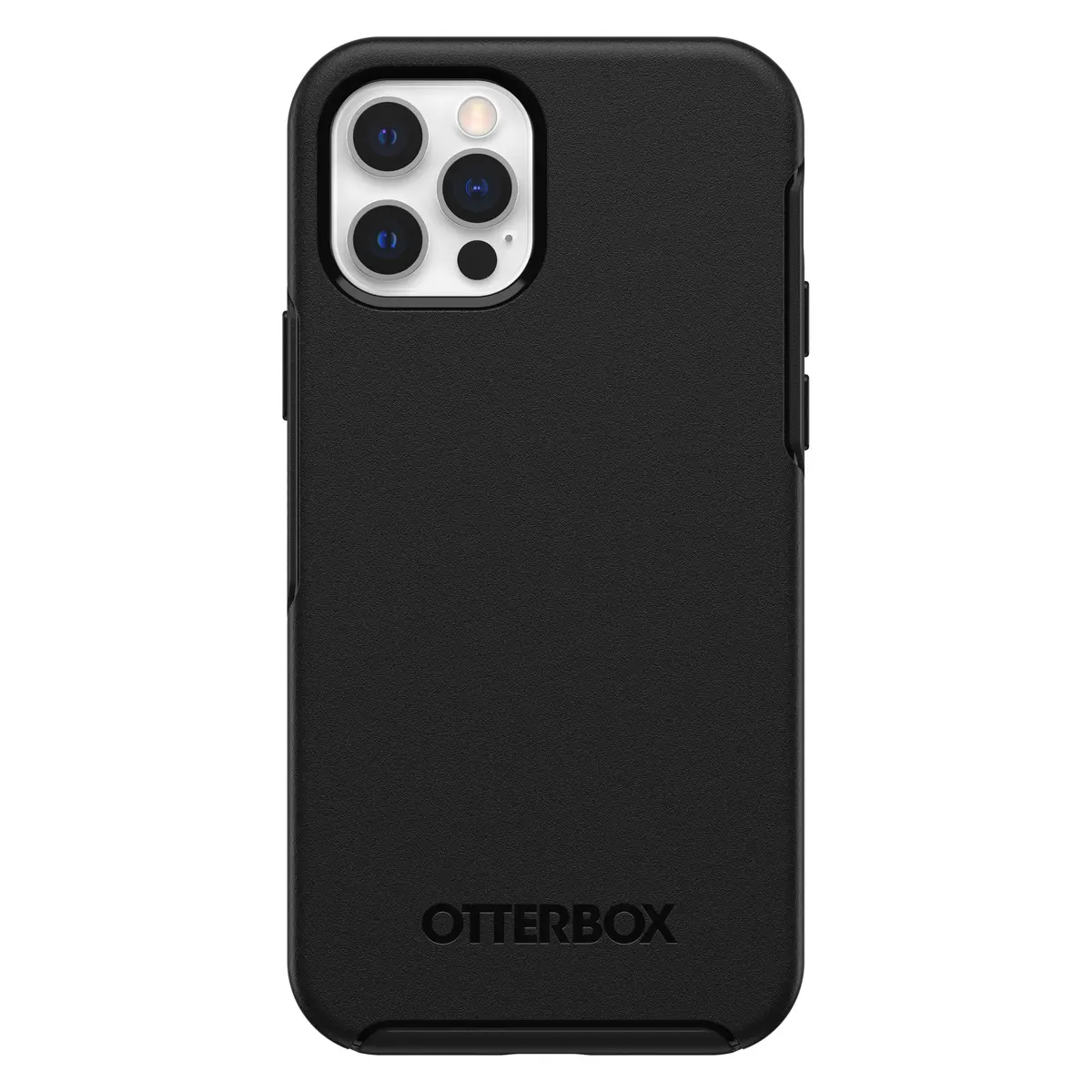 Otterbox Symmetry Robust deksel for iPhone 12 og 12 Pro Svart