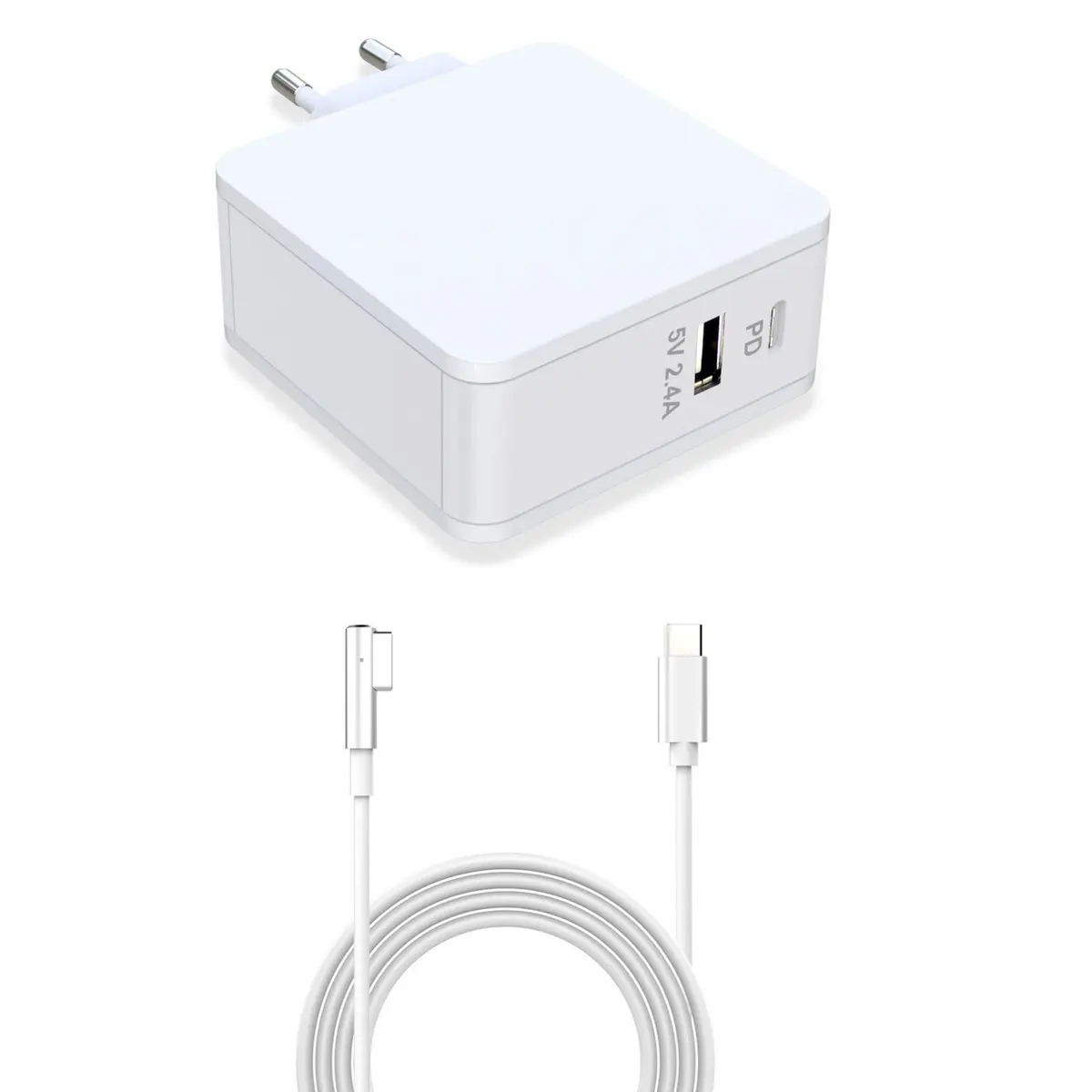Magsafe 1-lader med USB-C 60 W