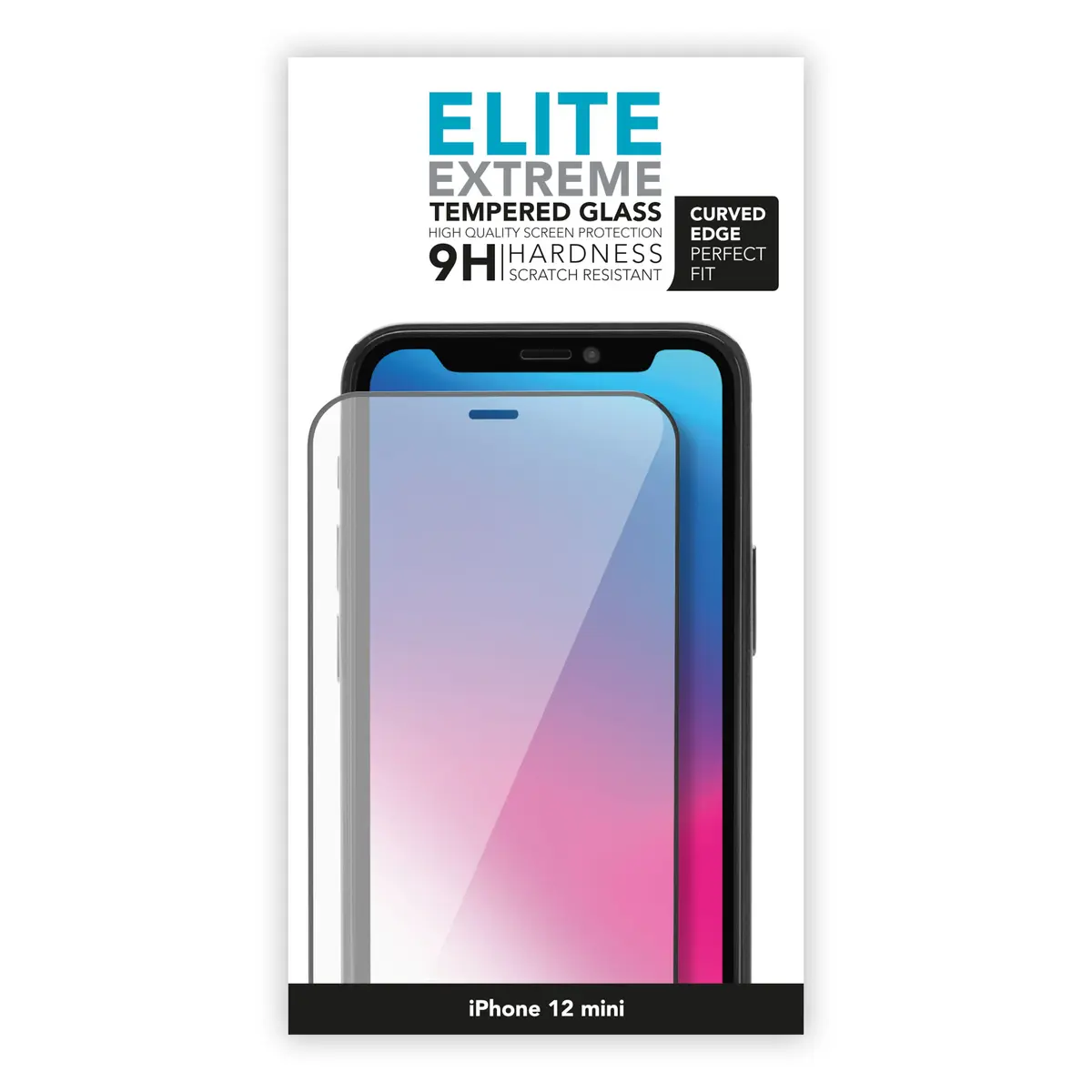 Linocell Elite Extreme Curved Skjermbeskytter for iPhone 12 Mini