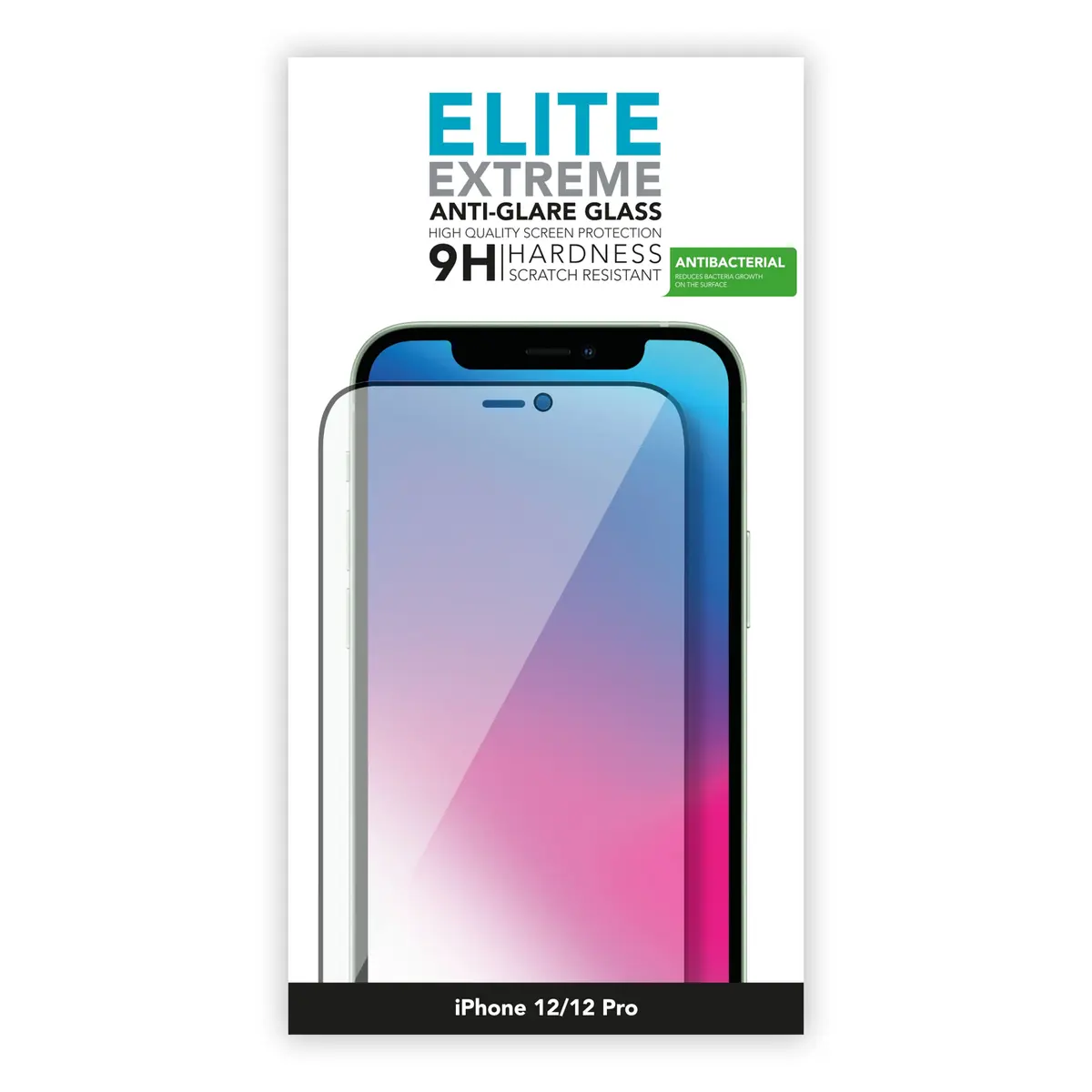 Linocell Elite Extreme Anti-Glare Skjermbeskytter for iPhone 12/12 Pro