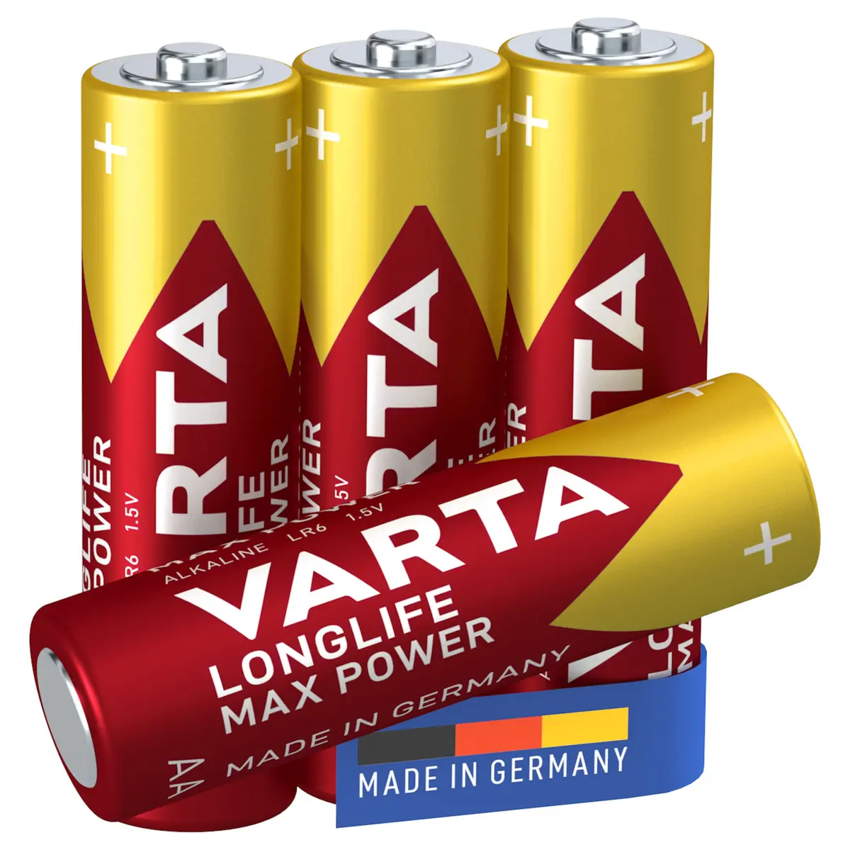 Varta Longlife Max Power AA-batterier 4-pk.