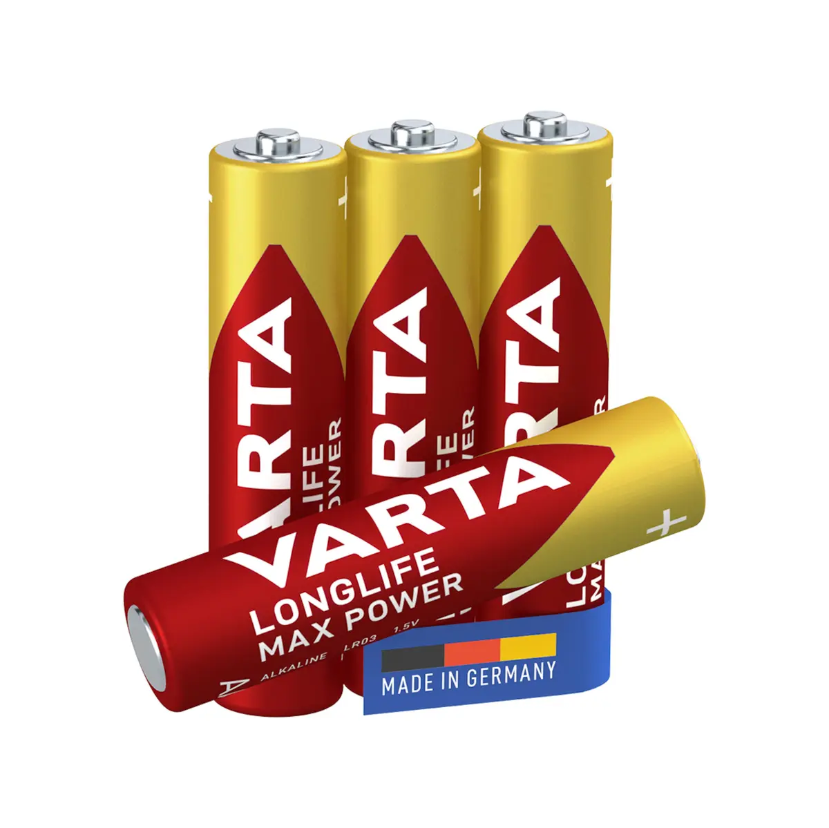 Varta Longlife Max Power AAA-batterier 4-pk.