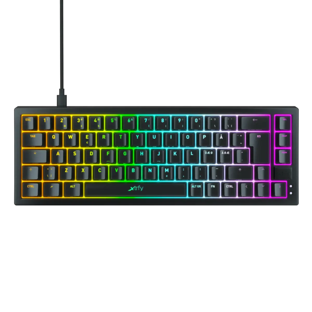 Xtrfy K5 Compact RGB Svart