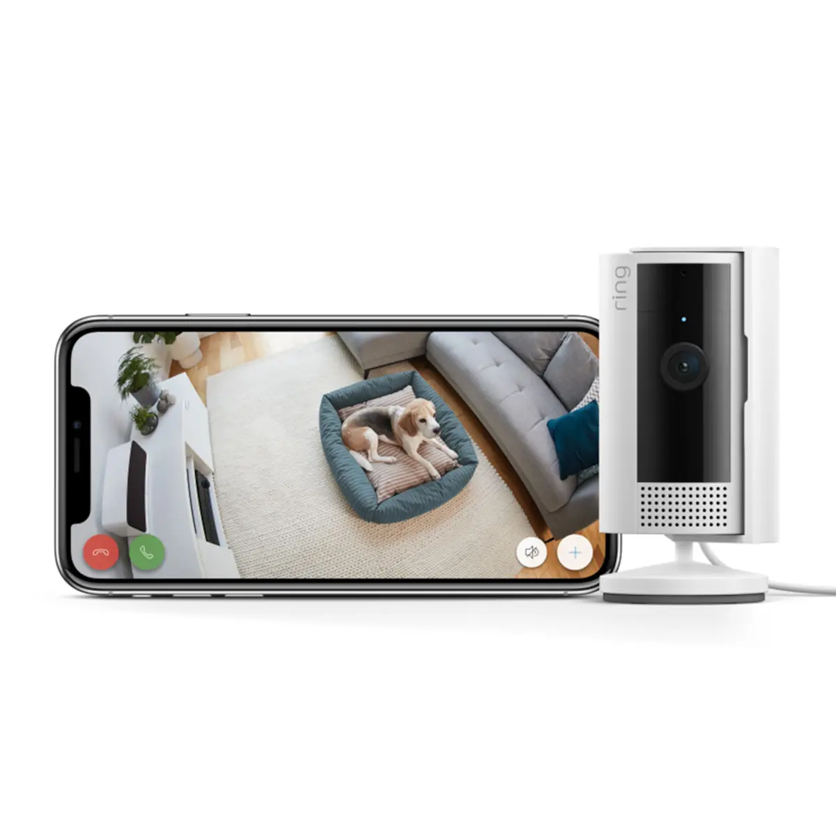 Ring Indoor Cam Gen. 2 Trådløst overvåkingskamera Hvit