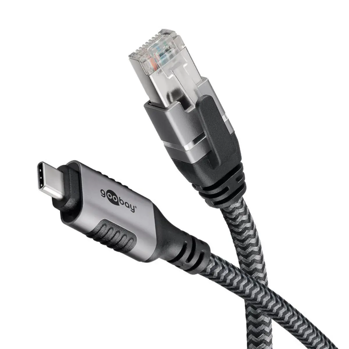 Nettverkskabel med USB-tilkobling USB-C 2 m