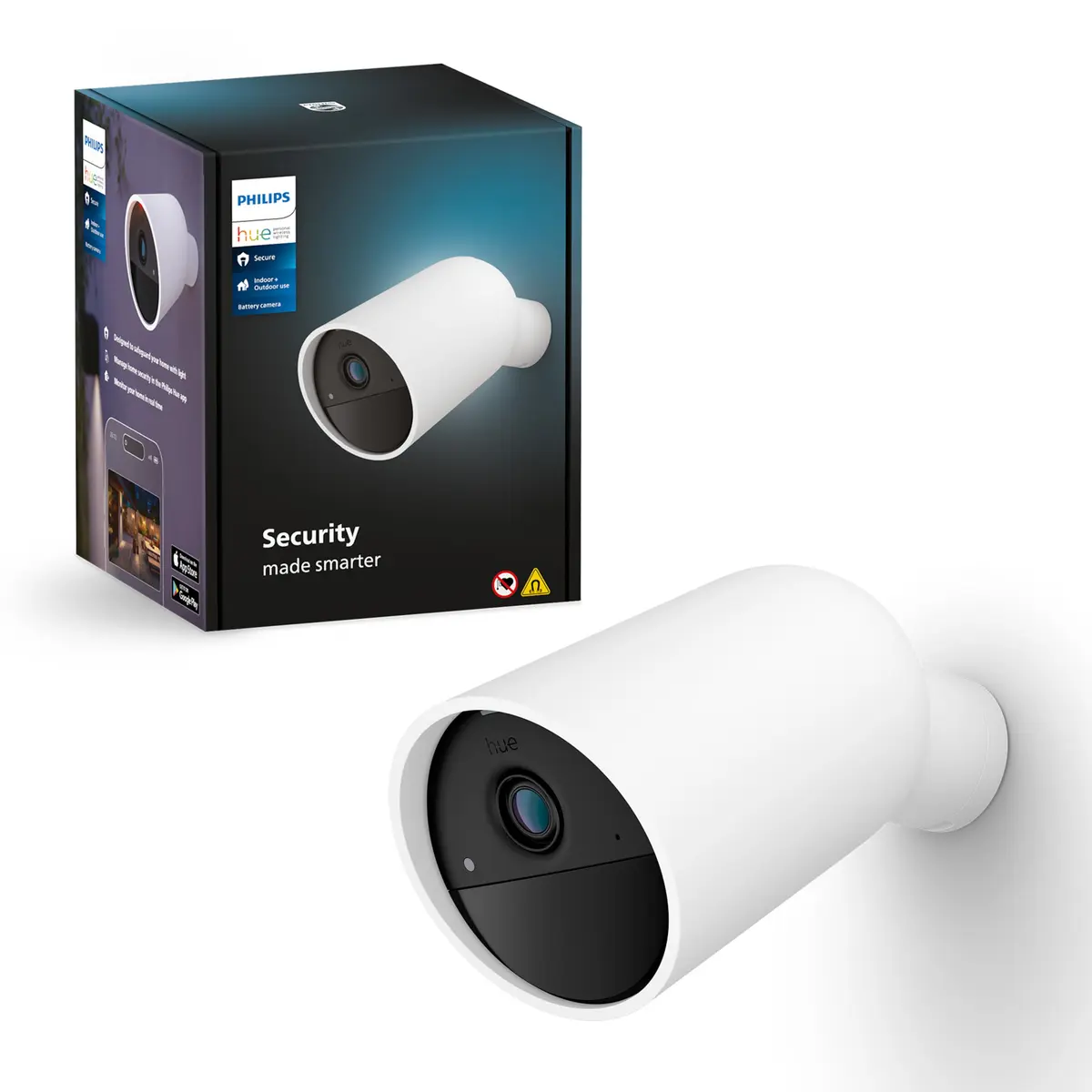 Philips Hue Secure Battery Cam Hvit