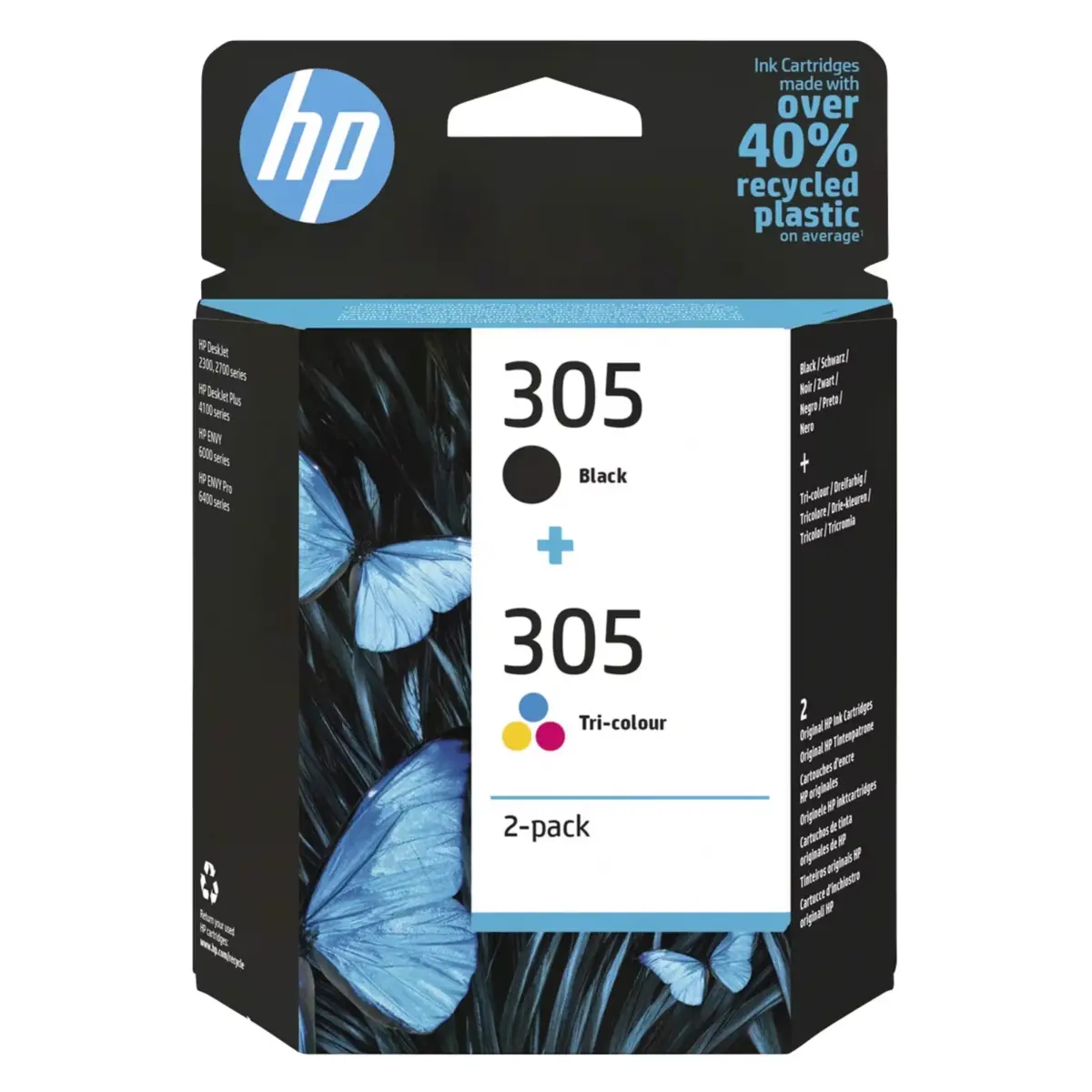 HP 305 Blekkpatroner 2-pk.
