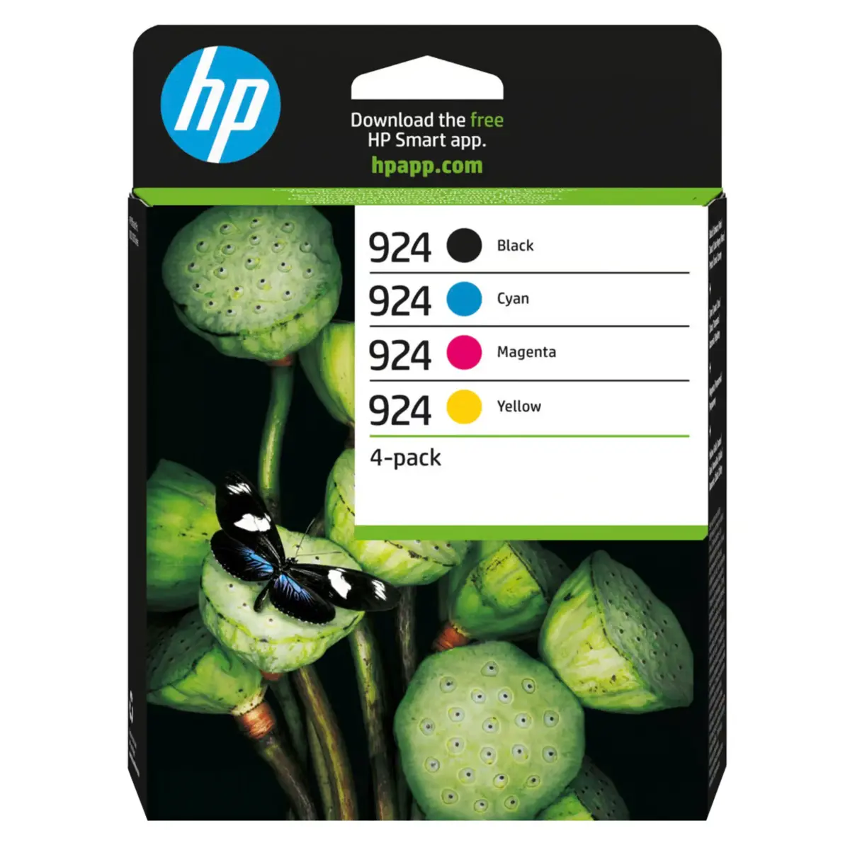 HP 924 Blekkpatroner 4-pk.