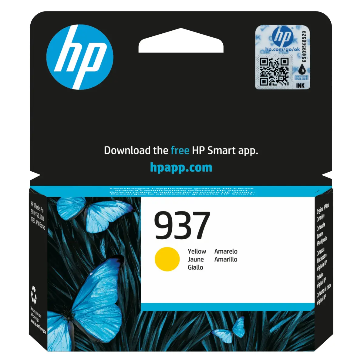 HP 937 Blekkpatron - Gul