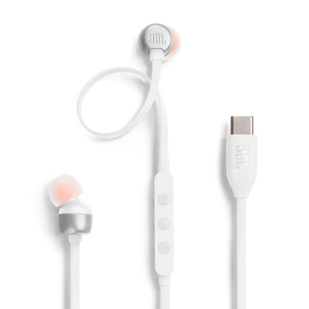 JBL Tune 310C Hodetelefoner med USB-C Hvit