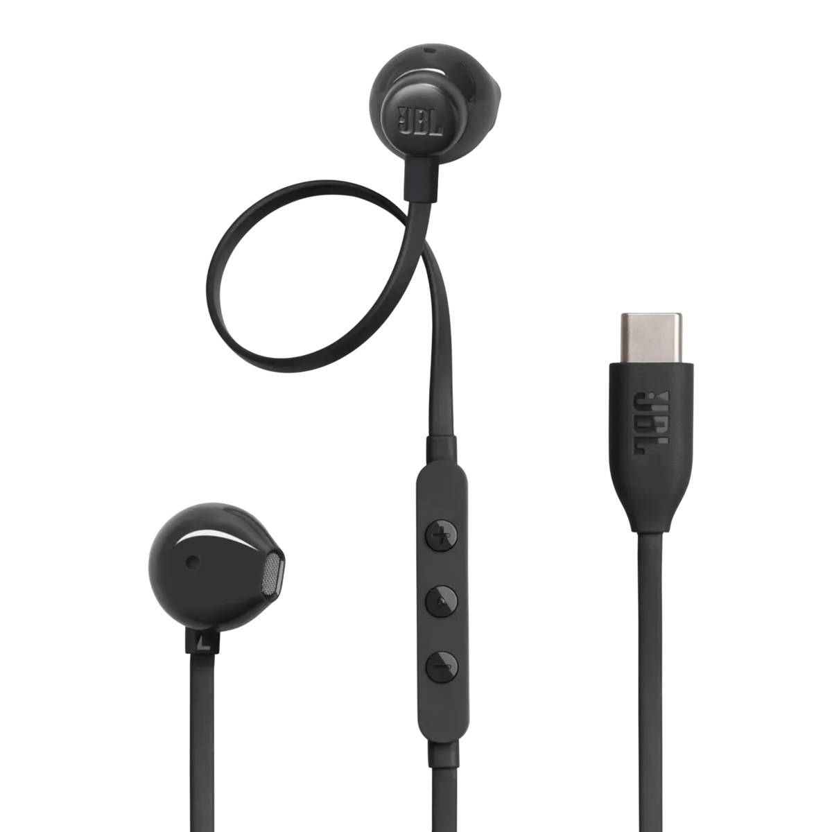 JBL Tune 305C USB-C-hodetelefoner med ledning Svart
