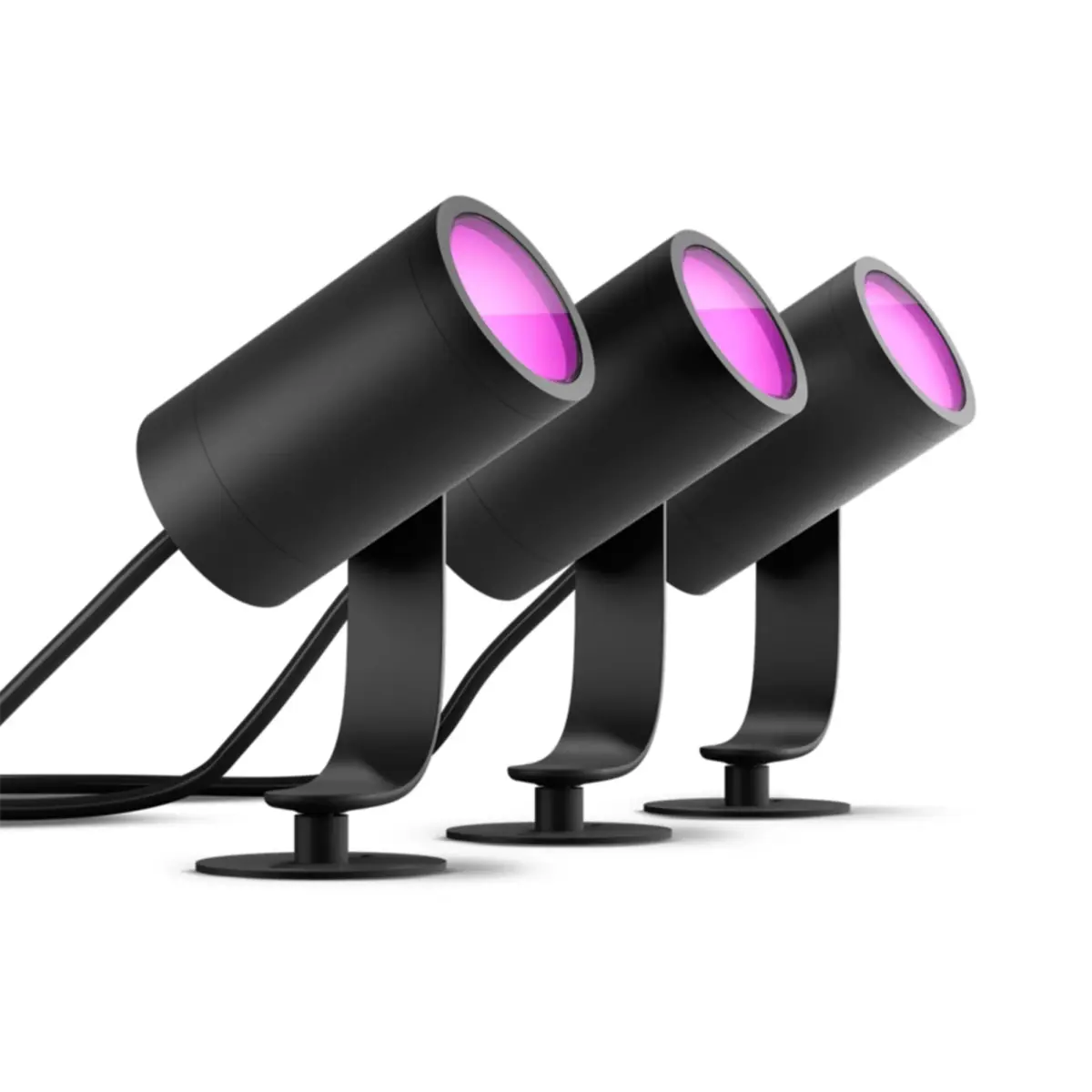 Philips Hue Lily Spotlight for utendørsbruk 3-pk.