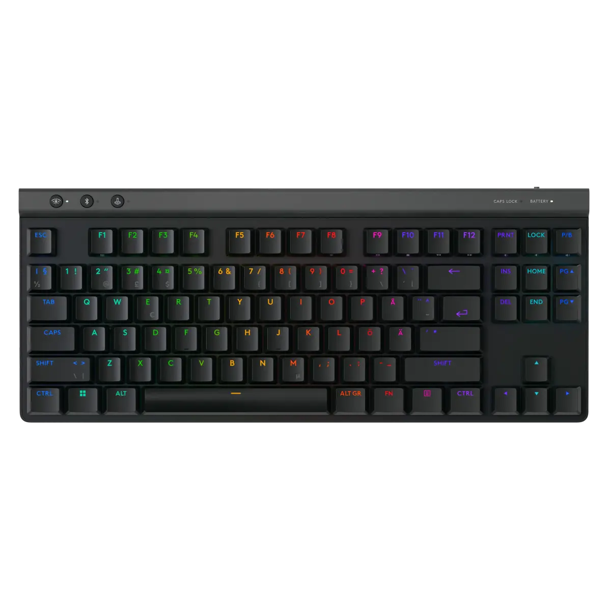 Logitech G515 Lightspeed TKL Trådløst gamingtastatur Tactile Svart