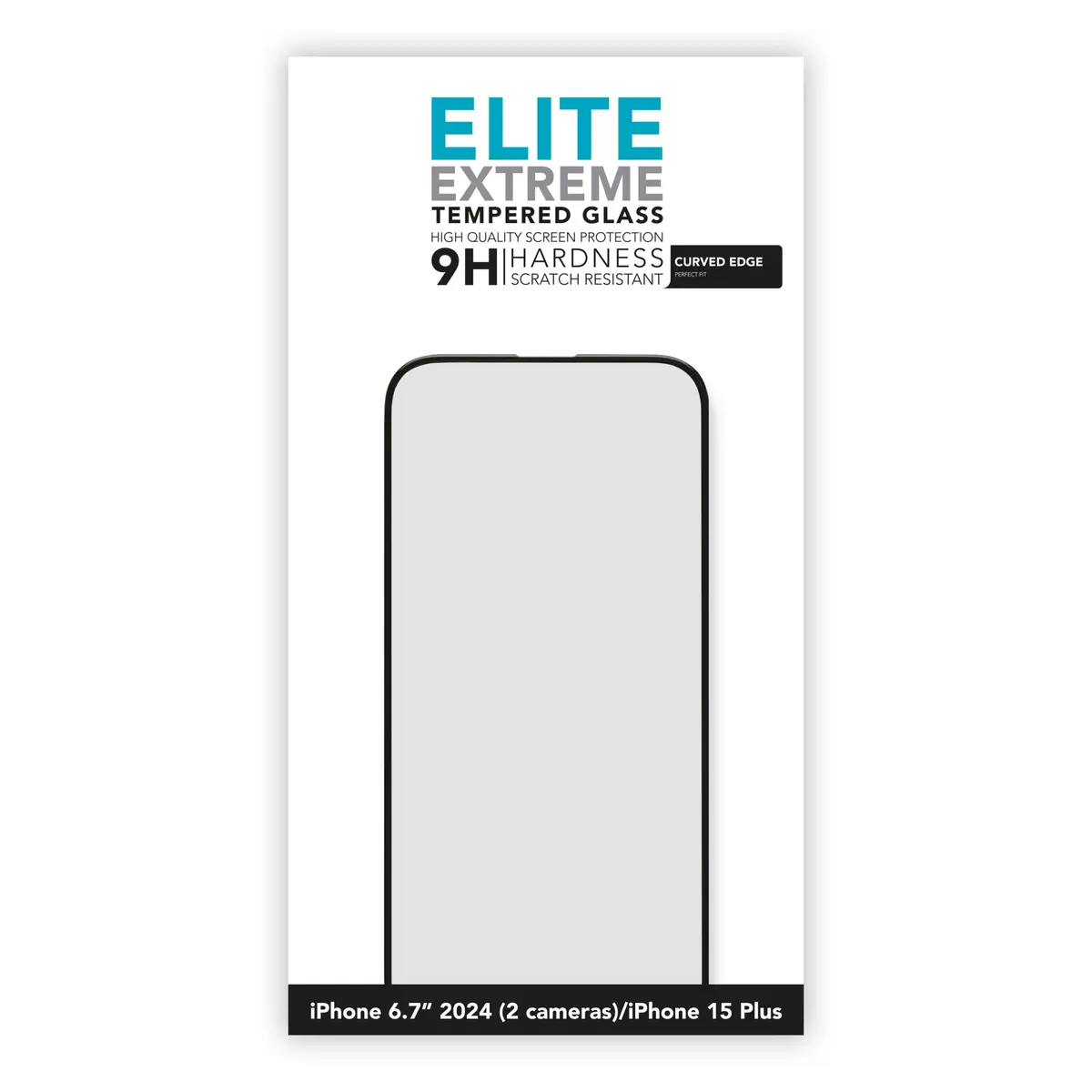 Linocell Elite Extreme Curved Skjermbeskytter for iPhone 16 Plus
