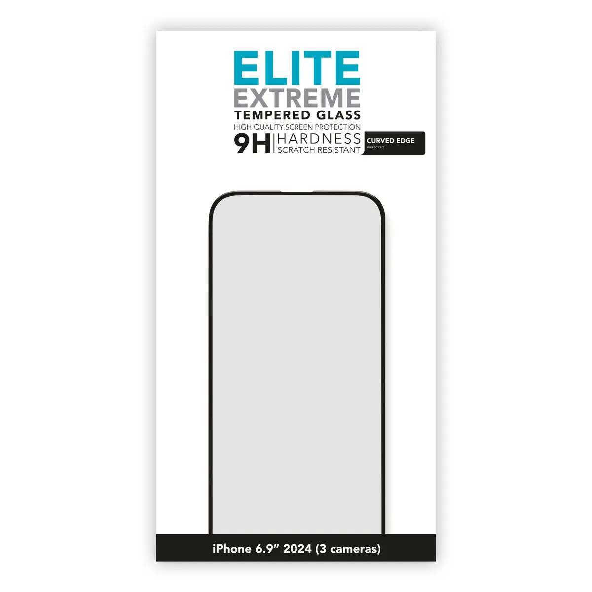 Linocell Elite Extreme Curved Skjermbeskytter for iPhone 16 Pro Max