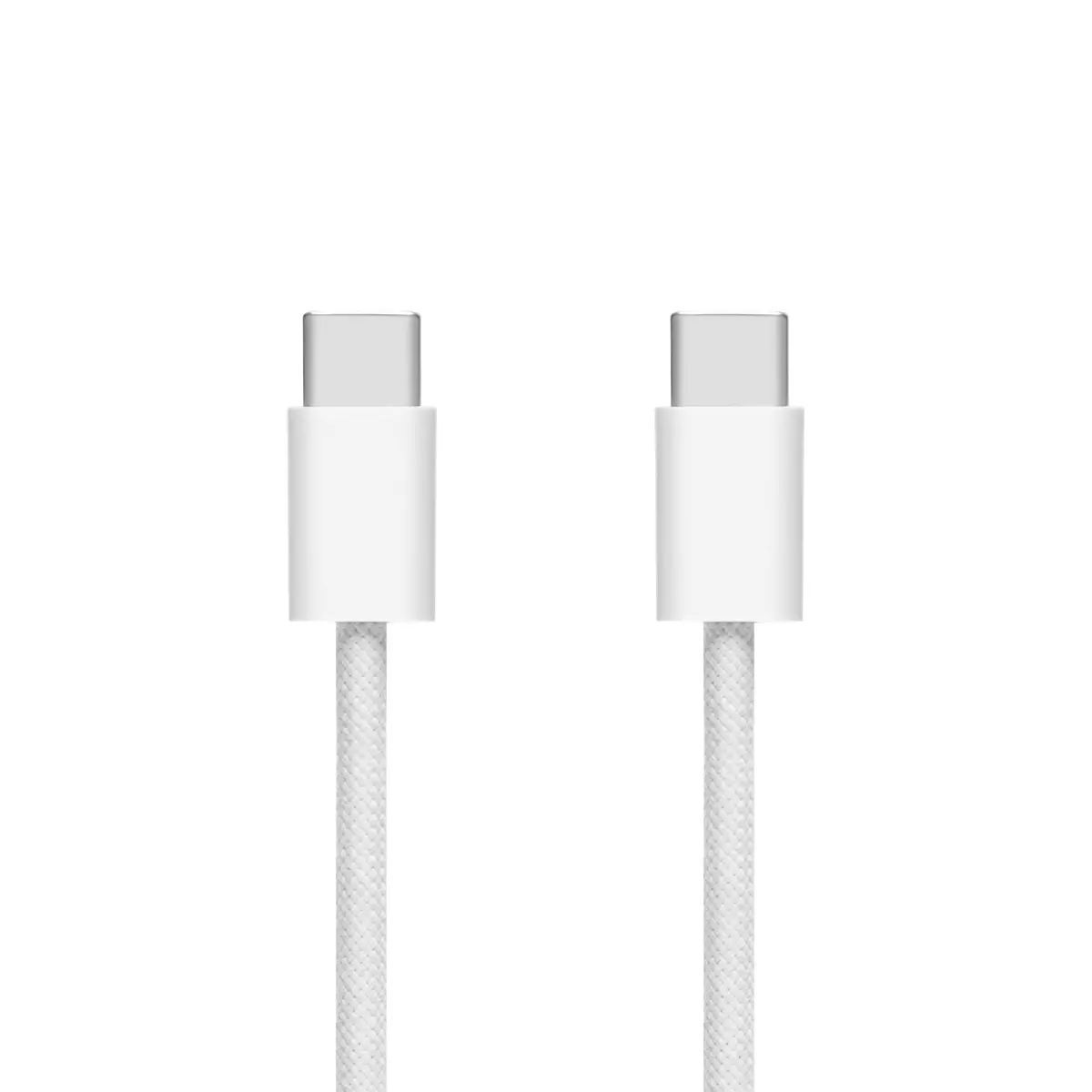Linocell Flettet USB-C- til USB-C-kabel 240W Hvit 2m