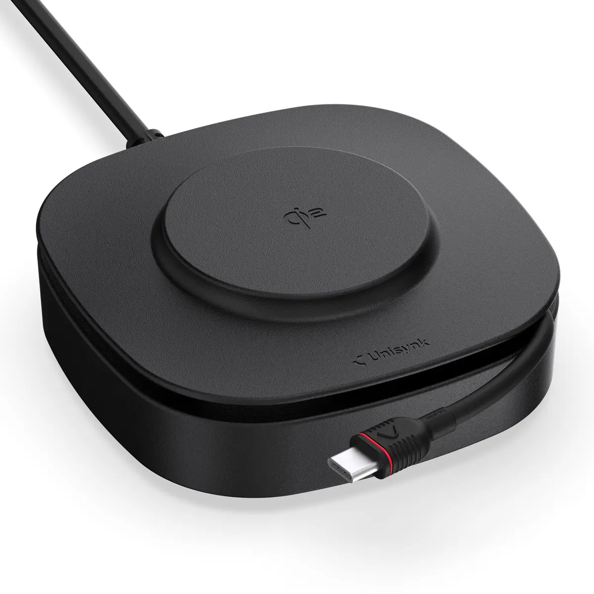 Unisynk USB-C Laptop/Qi2 2-i-1-lader 80 W