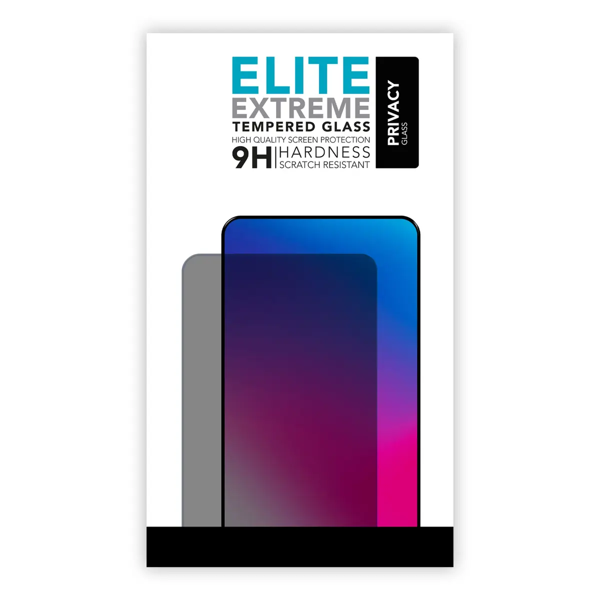 Linocell Elite Ekstreme Privacy Glass Skjermbeskytter for iPhone 15 Pro og 16