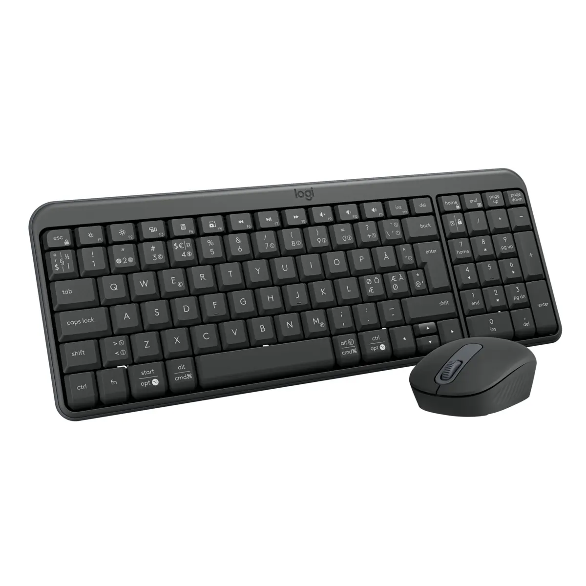 Logitech MK250 Trådløst tastatur med mus