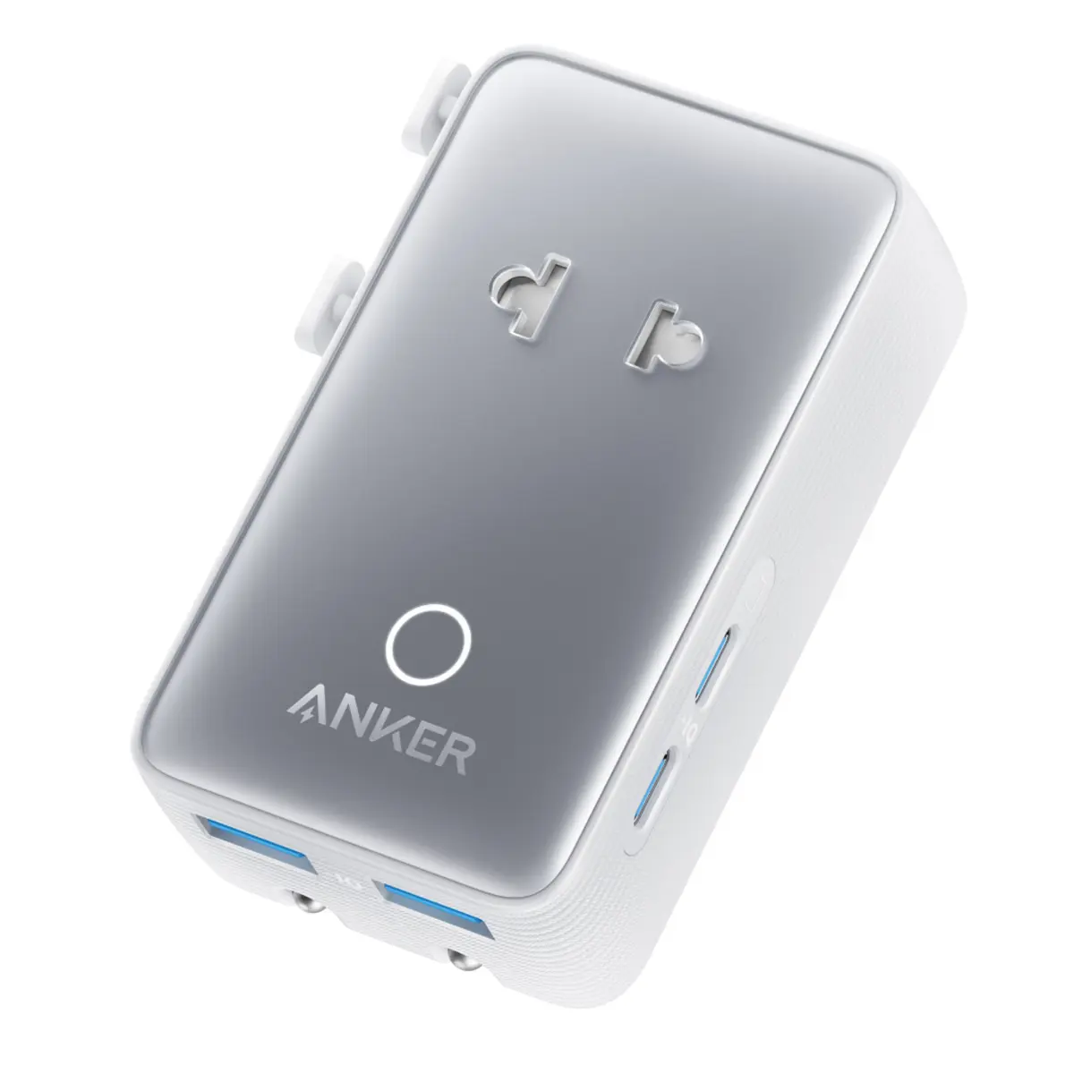 Anker Nano Travel Adapter 5-i-1-reiseadapter (20 W)