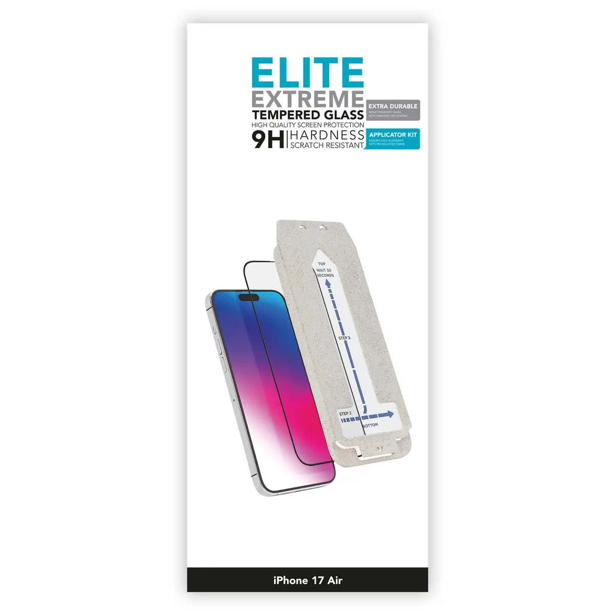 Linocell Elite Extreme Extra Durable Skjermbeskytter for iPhone Air