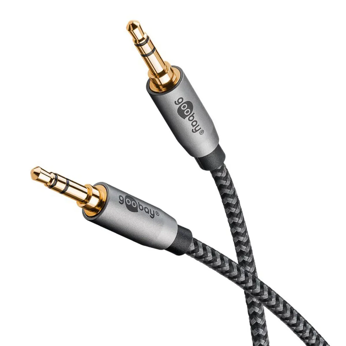 AUX-lydkabel 3,5 mm 2 m