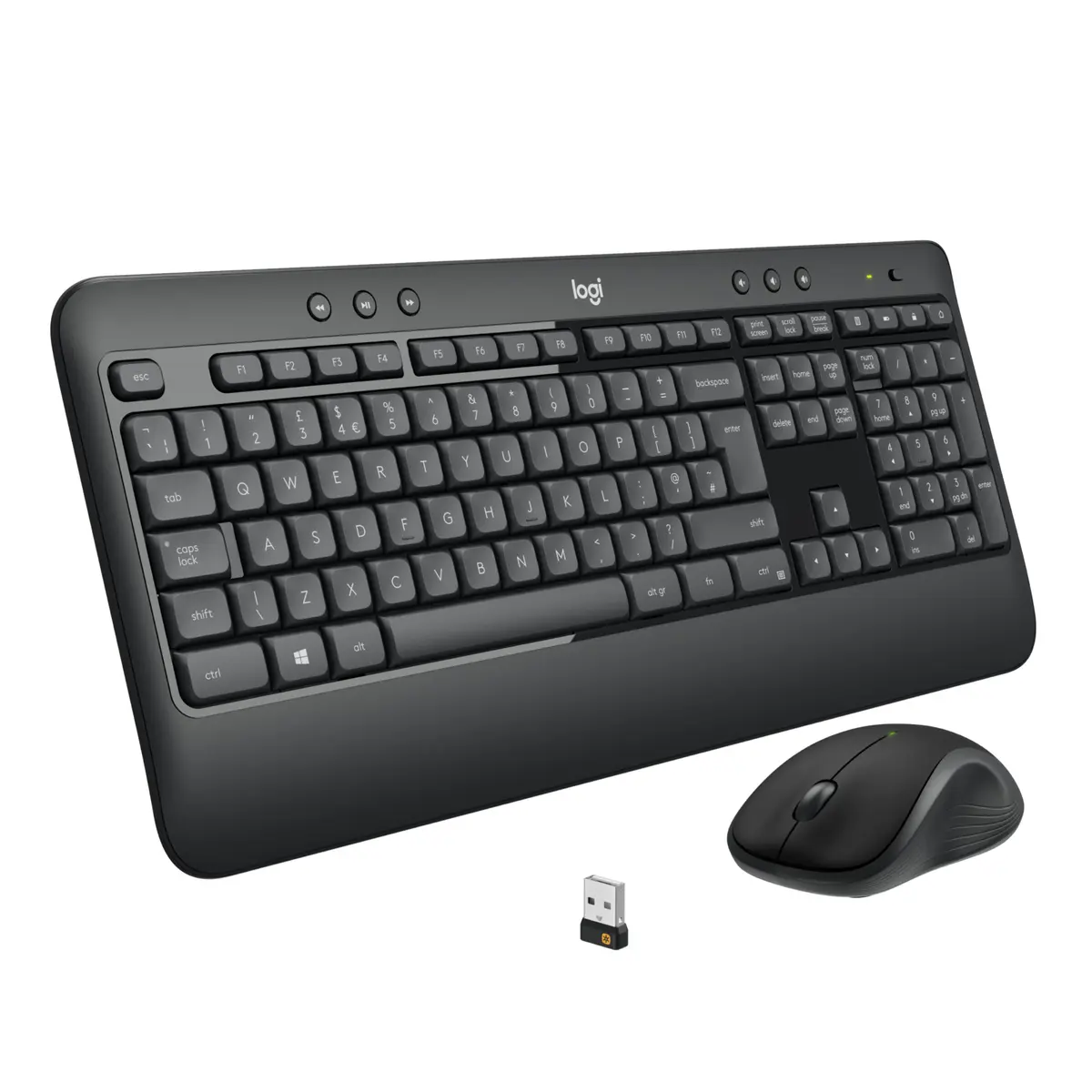Logitech MK540 Trådløst tastatur og mus