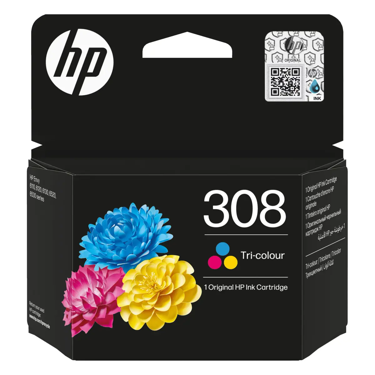 HP 308 Blekkpatron – flere farger