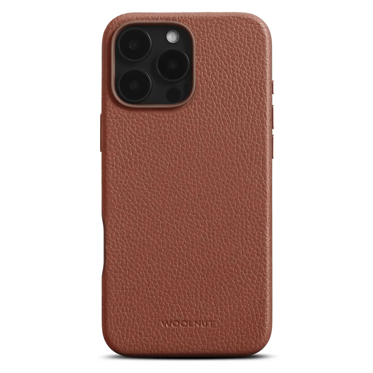 WOOLNUT Skinnetui for iPhone 16 Pro Max Cognac
