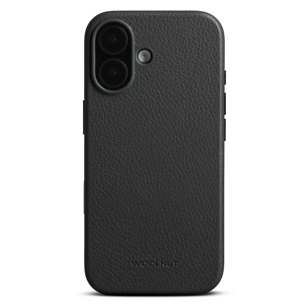 WOOLNUT Skinnetui for iPhone 17 Svart