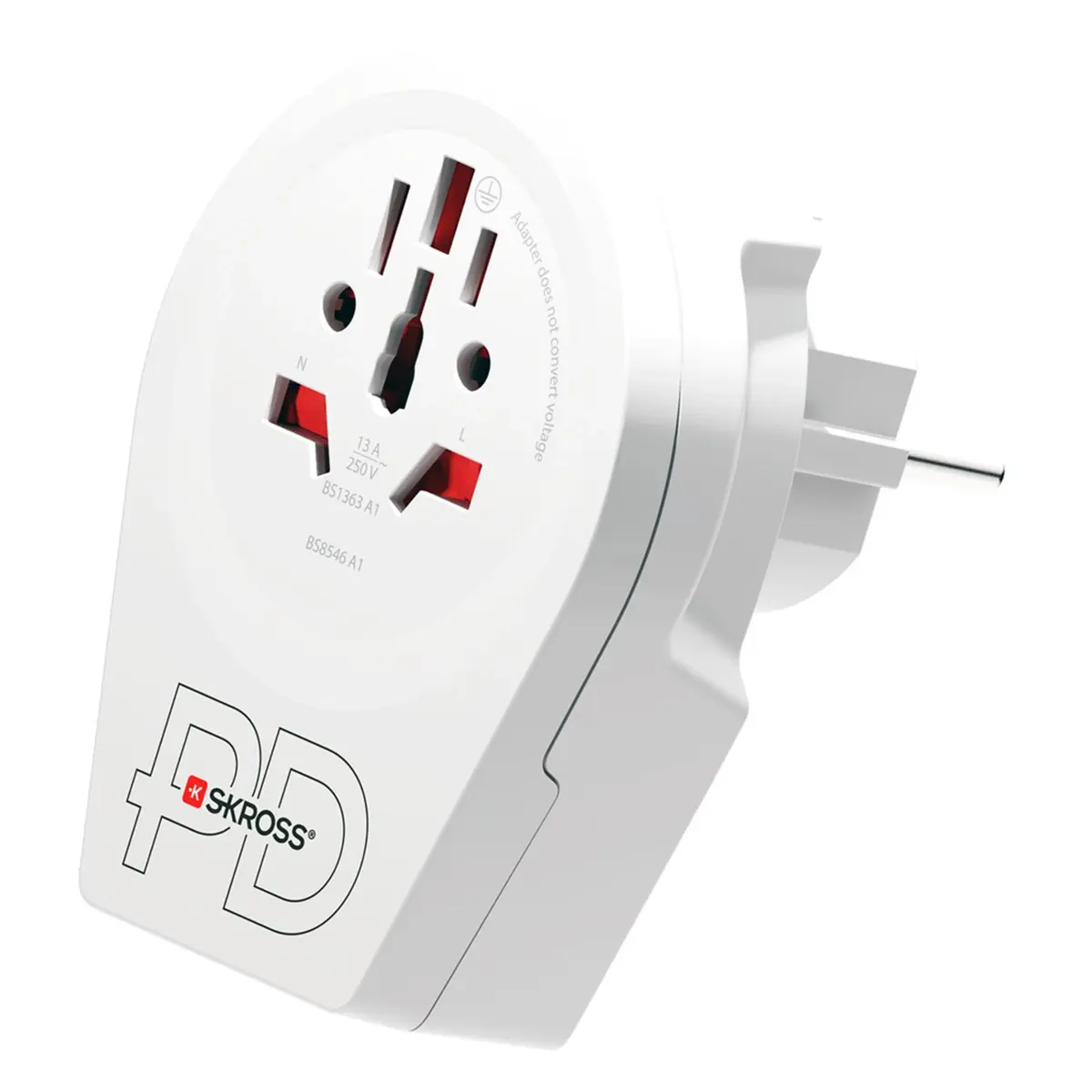 Skross Reiseadapter Universal til Europa USB-C 20PD