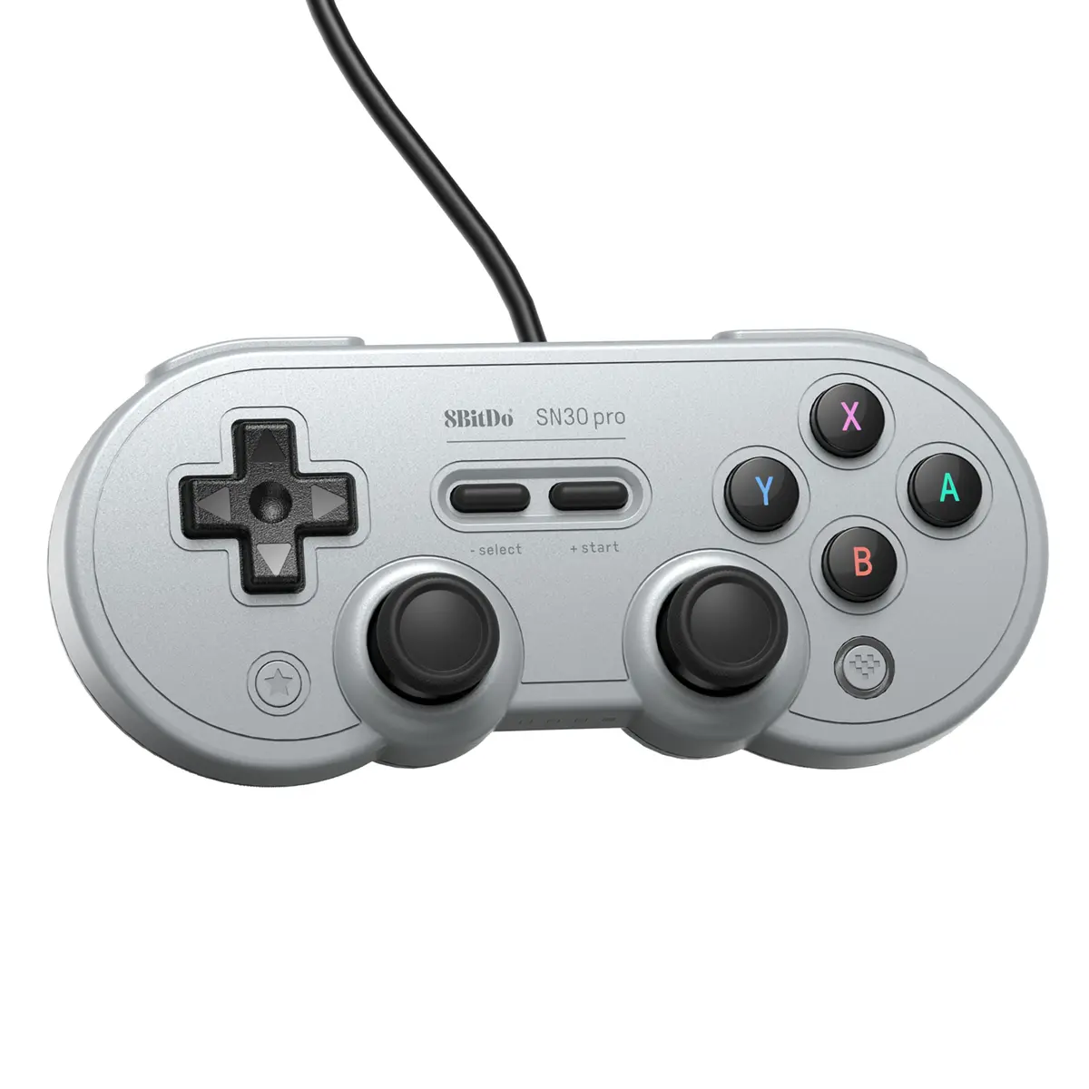 8Bitdo SN30 Pro Håndkontroller med USB-tilkobling Grå
