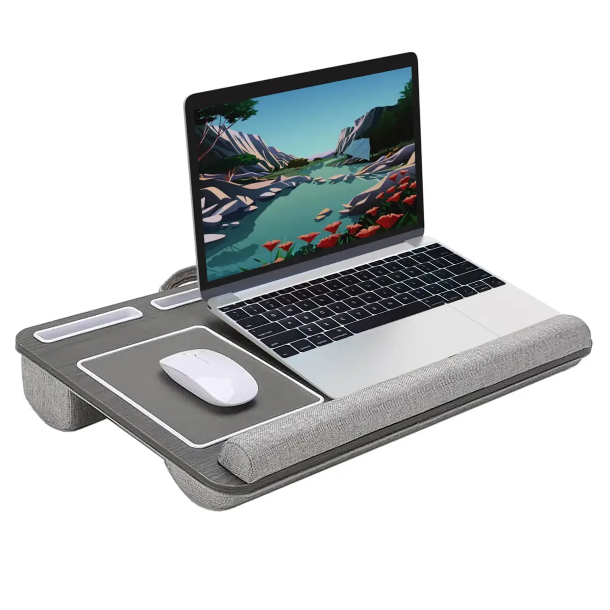 Desire2 laptopstativ for fanget – venstrehendt, grå Venstrehendt, grå