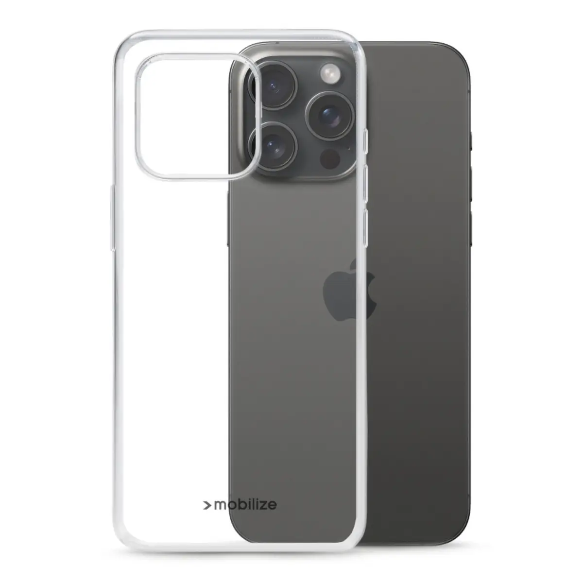 Mobilize Gelly Case – Mobildeksel for iPhone 15 Pro Max Transparent