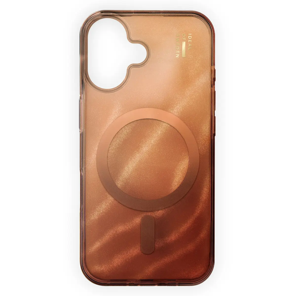 IDEAL OF SWEDEN Clear MagSafe Case – mobildeksel til iPhone 16 Mocha Mousse
