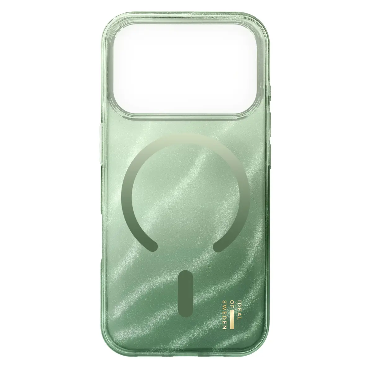 IDEAL OF SWEDEN Clear MagSafe Case – mobildeksel til iPhone 17 Pro Max Sage Green